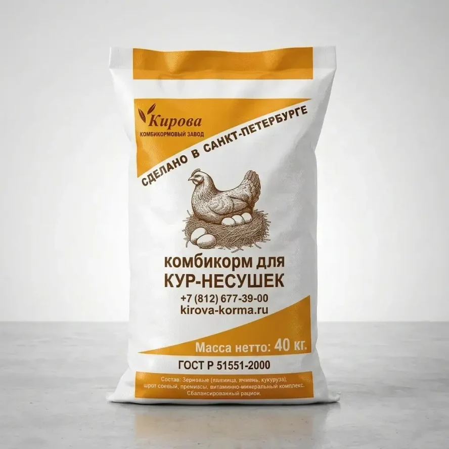 Комбикорм для кур-несушек ПК1/3